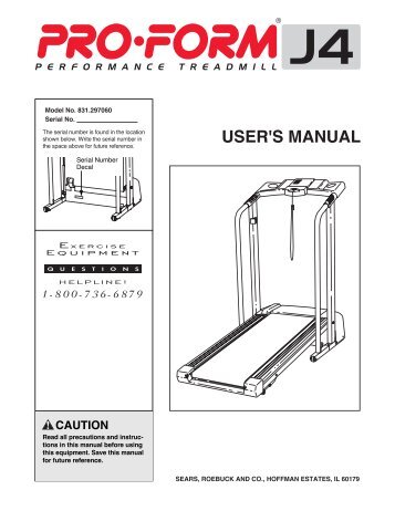 proform j4 - Fitness Equipment