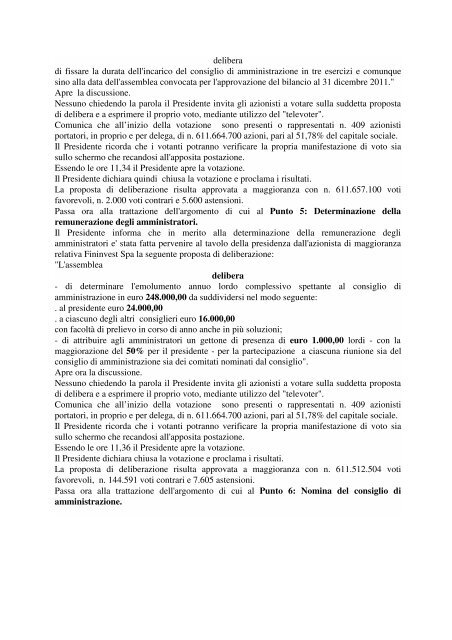 Repertorio n. 41130 Raccolta n.13059 VERBALE DI ASSEMBLEA ...