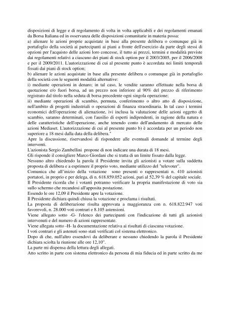 Repertorio n. 41130 Raccolta n.13059 VERBALE DI ASSEMBLEA ...