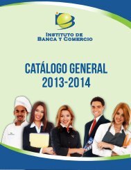 CatÃ¡logo 2013 - Instituto de Banca y Comercio