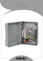 Centralka sterownicza E024S - Faac