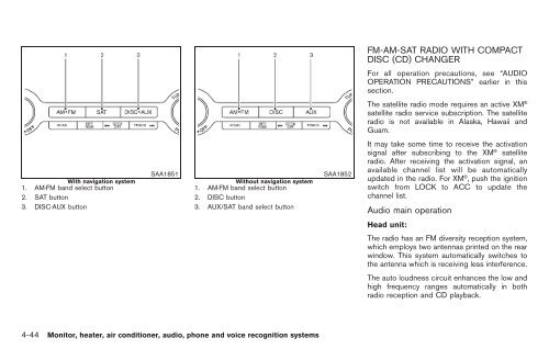 2010 Nissan Murano Owner's Manual