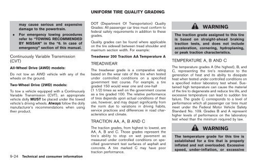 2010 Nissan Murano Owner's Manual