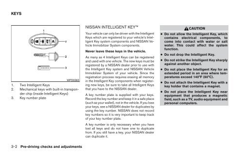 2009 Maxima Owner's Manual