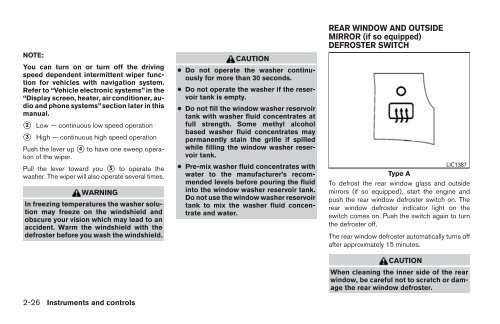 2009 Maxima Owner's Manual