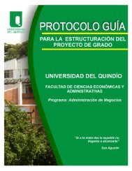 PROTOCOLO GUÃA - Universidad del Quindio