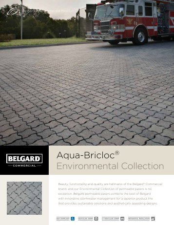 Aqua-BriclocÂ® Environmental Collection - BelgardDesignPro.com