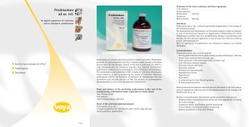 Prednisolone ad us. vet. - Veyx-Pharma GmbH