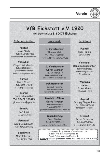Echo 4-2011.pdf - VfB Eichstätt