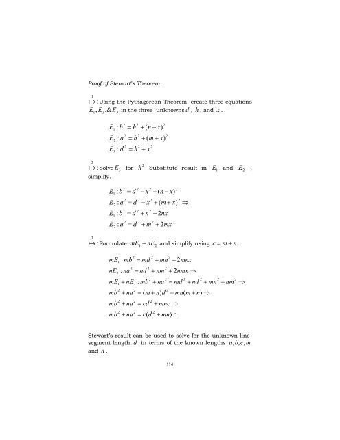 The Pythagorean Theorem - Educational Outreach