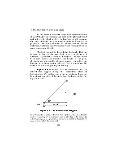 The Pythagorean Theorem - Educational Outreach