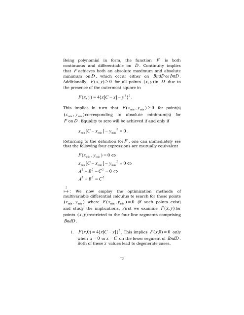 The Pythagorean Theorem - Educational Outreach