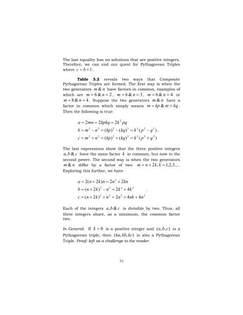 The Pythagorean Theorem - Educational Outreach