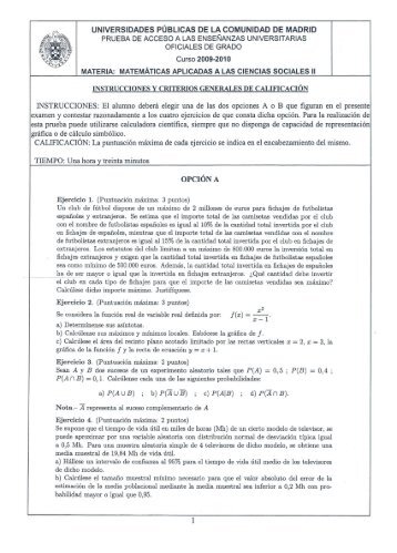 Examen Matemáticas aplicadas a las Ciencias Sociales II ... - emes