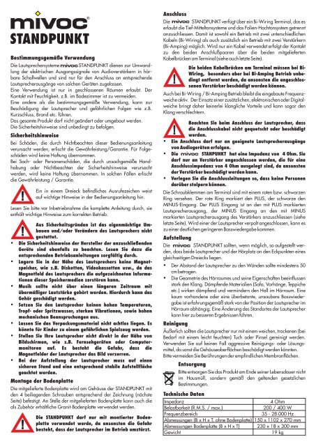 Datenblatt - Mivoc