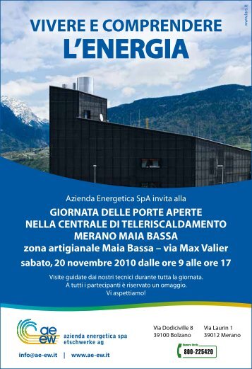 Brochure informativa in Italiano - Aeit - Sezione Trentino Alto Adige