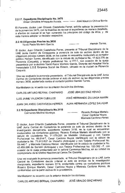 Acta 1881 - Junta Central de Contadores