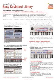 Instructions for using the software - Yamaha Club
