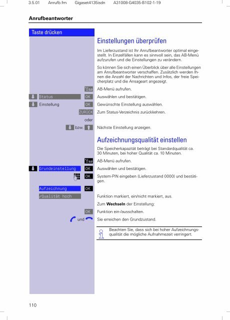 Siemens Gigaset 4135 isdn