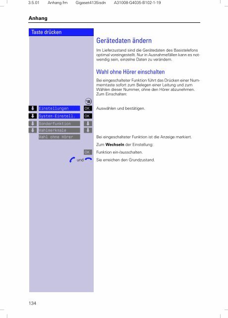 Siemens Gigaset 4135 isdn