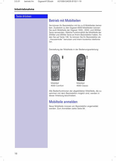 Siemens Gigaset 4135 isdn