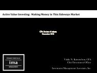 Sideways Markets - csinvesting