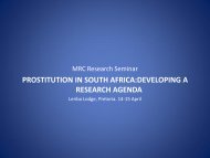 An overview of human trafficking in South Africa