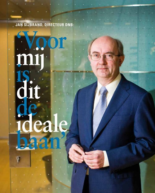 Portret van DNB-directeur Jan Sijbrand