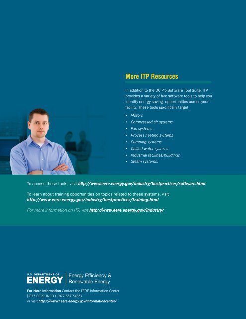 The DC Pro Software Tool Suite - EERE - U.S. Department of Energy