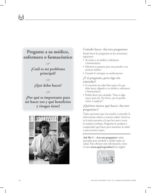 Revista CONAMED, Vol. 13, octubre - diciembre 2008