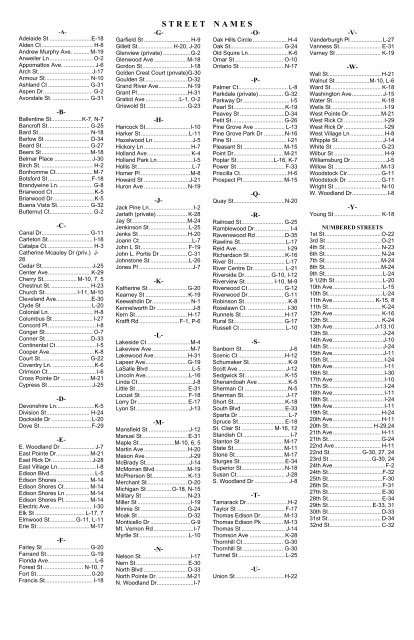 Complete Precinct Map - City of Port Huron