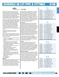 Sch 80 LXT Pipe & Fittings - Ewing Irrigation