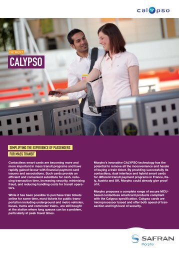 CALYPSO brochure - Morpho