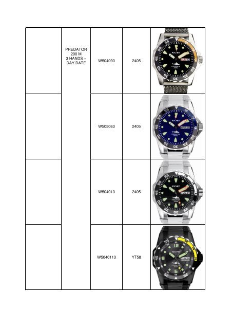 rochet watches movement sept 2011