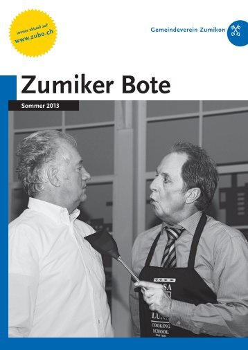 PDF Ã¢Â€Â“ ZUBO-Broschuere Ã¢Â€Â“ Sommer 2013 - Zumiker Bote