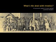 What's the deal with treaties? - BC Treaty Commission