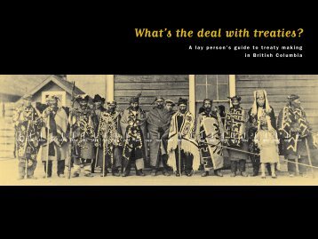 What's the deal with treaties? - BC Treaty Commission