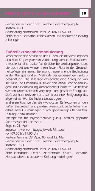 Evangelische Erwachsenenbildung Landshut - Evangelisches ...