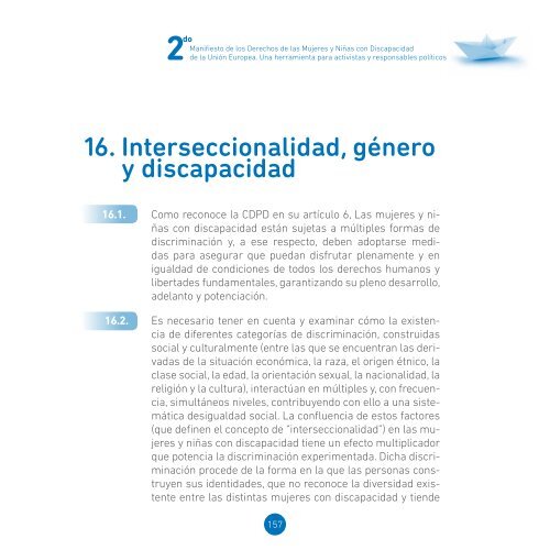 2º manifiesto derechos mujeres y niñas con discapacidad de ... - Once