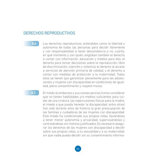 2º manifiesto derechos mujeres y niñas con discapacidad de ... - Once