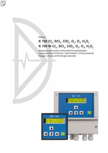 Bedienungsanleitung K 100 Cl2 - Dr. A. Kuntze GmbH