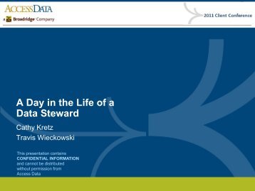 A Day in the Life of a Data Steward - Broadridge