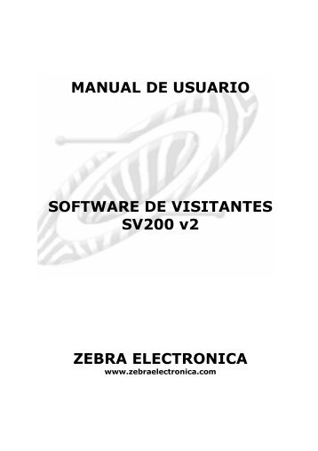 Manual Usuario SV200 v2 Sep-08 - zebraelectronica.com