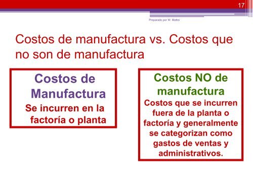 Costo de los Bienes Vendidos - departamento de contabilidad