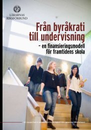 FrÃ¥n byrÃ¥krati till undervisning - LÃ¤rarnas RiksfÃ¶rbund