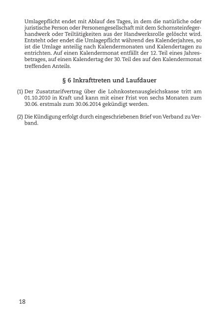 (BTV) für das Schornsteinfegerhandwerk 2010 - Zentralverband ...