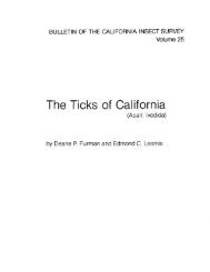 The Ticks of California (Acari: Ixodida) - Essig Museum of Entomology