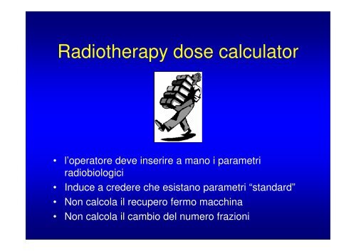 un software per il calcolo della dose equivalente in radioterapia