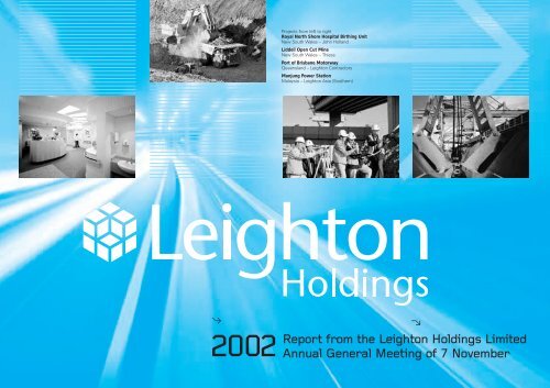 Report from the Leighton Holdings Limited Annual General Meeting