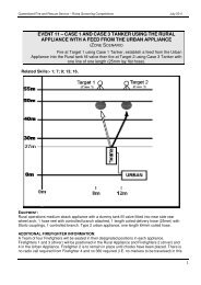 event 11 â case 1 and case 3 tanker using the rural appliance with a ...